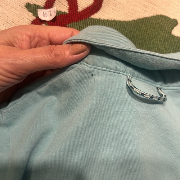 Prodoh Boys' Too Cool For School Polo in a light aqua. SIZE 4T - Picture 5 of 7